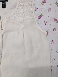 Lace Detail Sleeveless Top