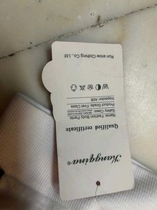 White Leggings with Stripe Detail