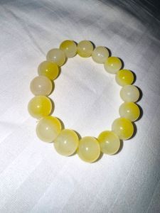 Yellow, White Tie N Die Beaded Bracelet💛🫶🏻