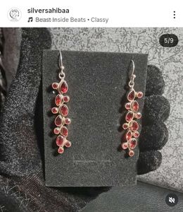 Elegant Dangle Earrings Silver