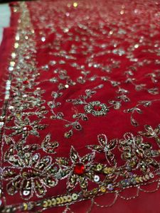Full Aari Work Saree Red ♥️ Vintage Sare