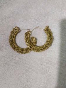 Gold Fashion Hoop Earrings