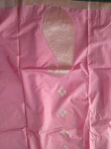 Pink soft silk saree
