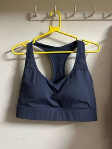 Navy Blue Sports Bra