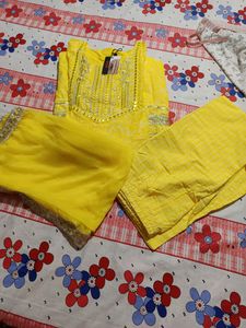 3 Piece Kurta, Pallazo Set