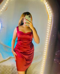 Valentine Red Velet Dress😍😍