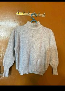 Powder Blue Turtleneck Sweater