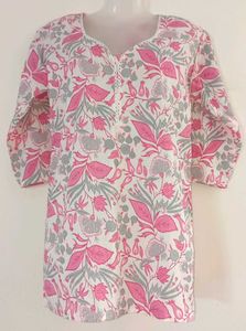 New Unused Floral Print Kurti