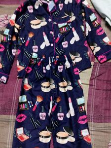 Cute Printed Pajama Set