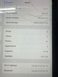 Ipad Air A1474