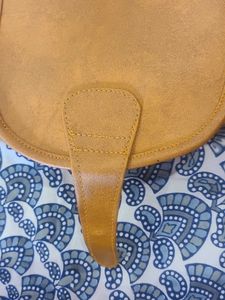 Vintage Leather Saddle Bag