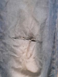 denim jeans dammaged