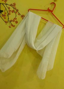 White Chiffon Stole🤍