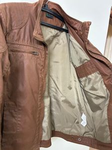 Brown Leather Jacket - Stylish &amp; Durable