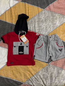 Combo Of 4 Piece Baby Wear Set