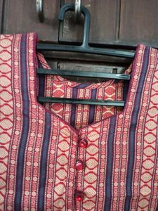 Purple Striped Suit Set