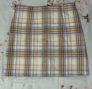 Plaid Mini Skirt