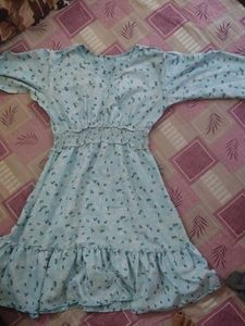 Floral Print Mini Dress