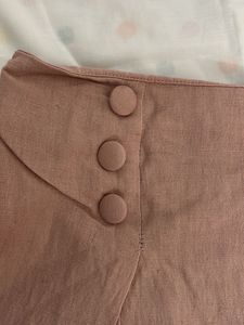 Pink Pure Cotton Solid Regular Fit Shorts