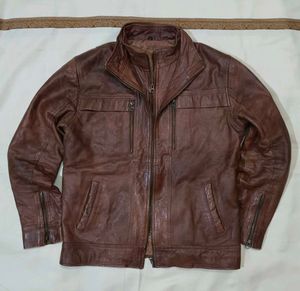 Vintage Leather Jacket In Discounted Price