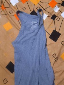 grey Jockey Tank Top