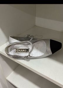 Chanel Silver Mary Jane’s