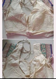 Stylish stiched Saree Blouse Combo