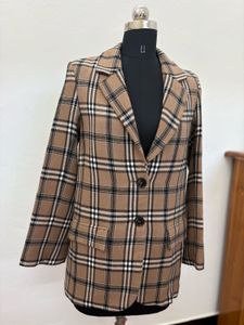 H&M Plaid Blazer