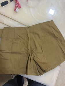 Khaki Wrap Skort
