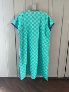 Checkered Blue Kurta
