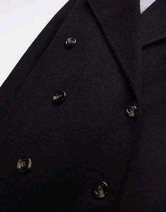 Black Long Western Trench Coat