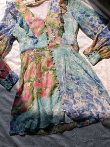 Zara Floral  Mini Dress 💙