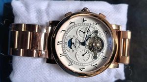 Cartier Rose Gold Arabic Dial Watch