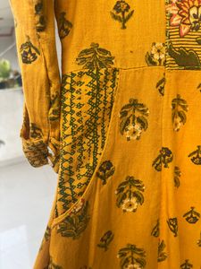 Mustard Color Kurta