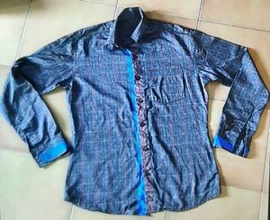 Brown Checked Shirt For Men