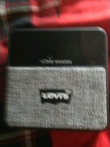 Bluetooth Speaker With Digital Clock Levi&#39;s Brand
