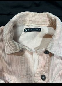 Zara Oversized Corduroy Jacket