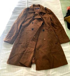 Elegant Brown Trench Coat
