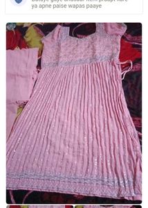 Pink Plazo Suit