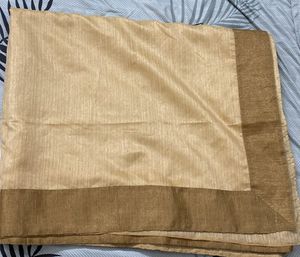 Light Beige / Tan Color Saree With Blouse