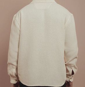 Cream Crochet Full Sleeve trending shirt
