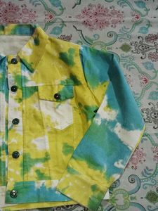 Tie-Dye Denim Jacket