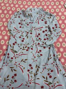 Blue Cotton Dress