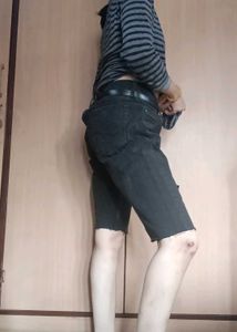 Black Denim shorts🎱