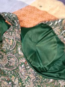 Party Wear Peplum Top And Bottom Set
