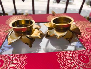 Lotus Tealight Candle Holders