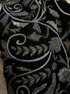Embellished Velvet Vest