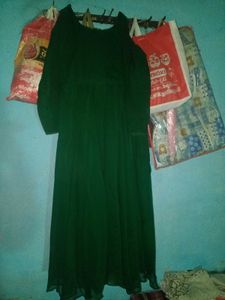 Elegant Green Ethnic Gown