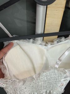 lace corset-style cami top