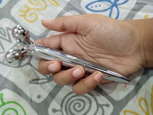 Combo Of Gua Sha Jade Roller And Two Face Massager